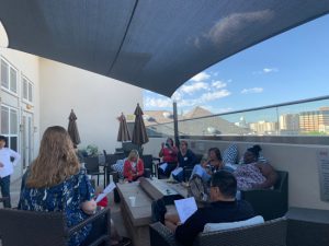Work Options for Women’s day-long team building built relationships and jump-started collaboration among members scattered across multiple sites.